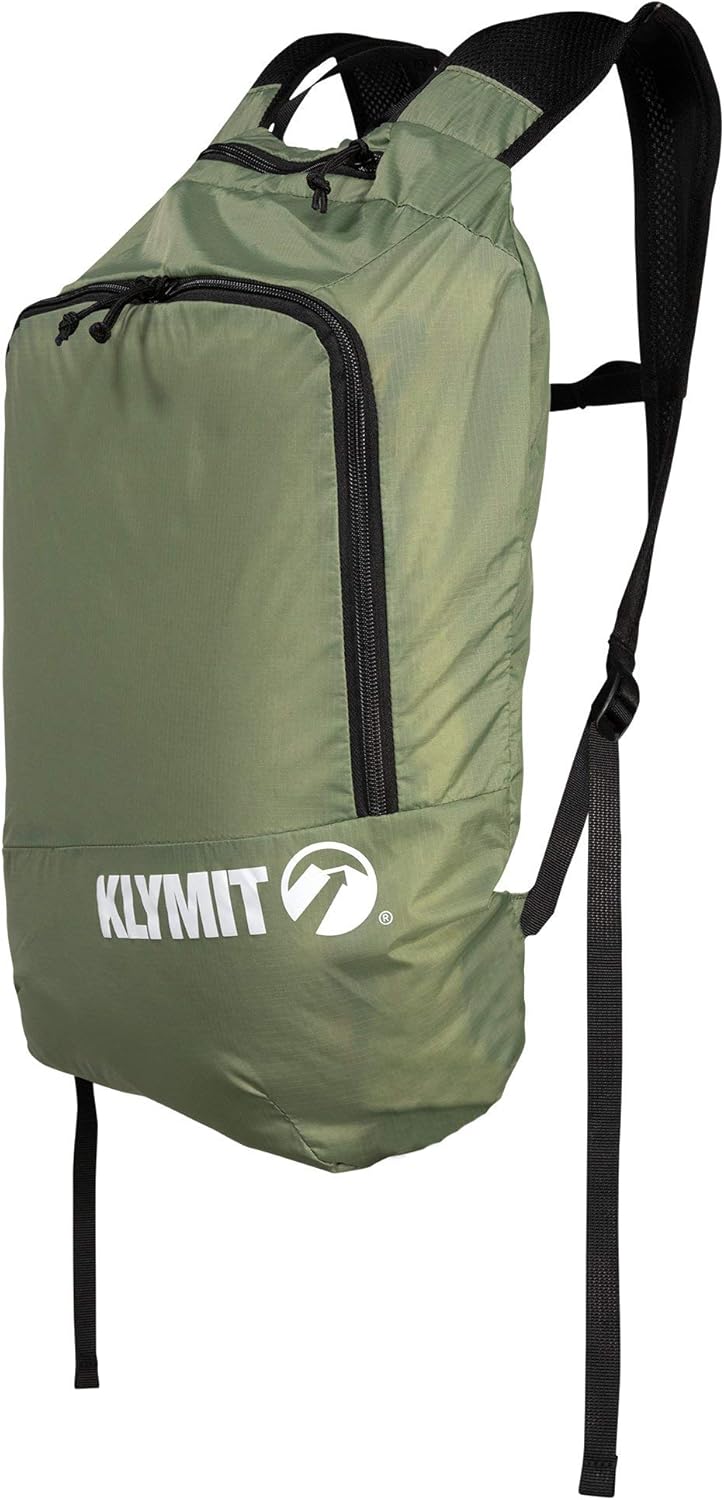 Klymit Day Pack, Lightweight Waterproof Day Hiking Backpack, Green, 20 L