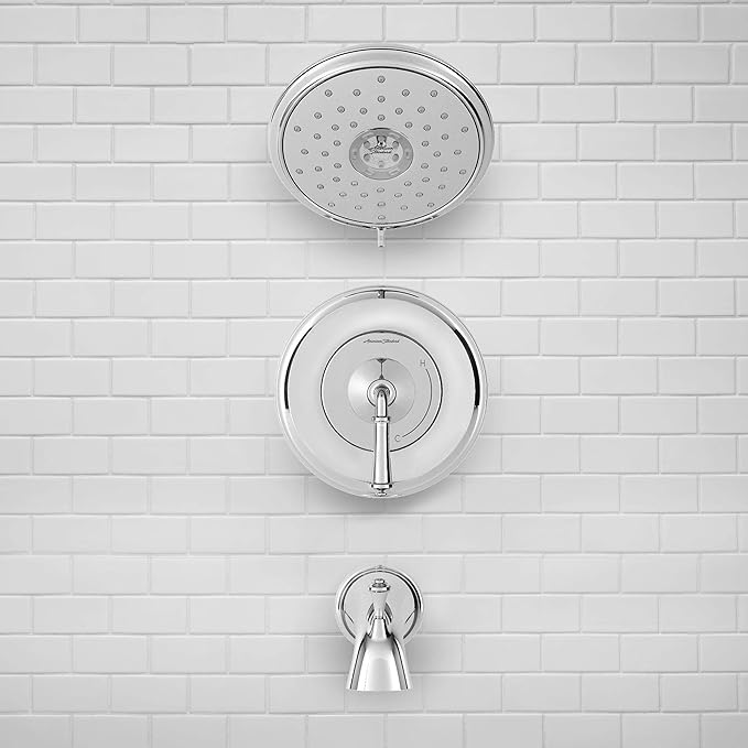 American Standard TU052508.002 Delancey Water-Saving Bath and Shower Trim Kit with Cartridge, 1.8 GPM, Polished Chrome