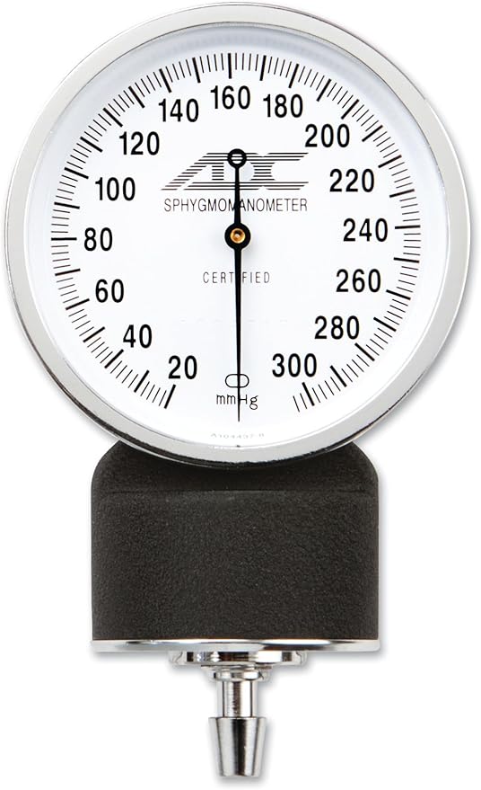 ADC Pro's Combo II SR Adult Pocket Aneroid/Scope Kit with Prosphyg 768 Blood Pressure Sphygmomanometer and Adscope Sprague 641 Stethoscope with Nylon Carrying Case, Black