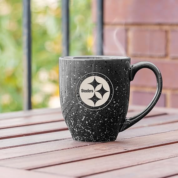 Ceramic Coffee Mug – 16 oz, Laser-Engraved Design - Yalz Store