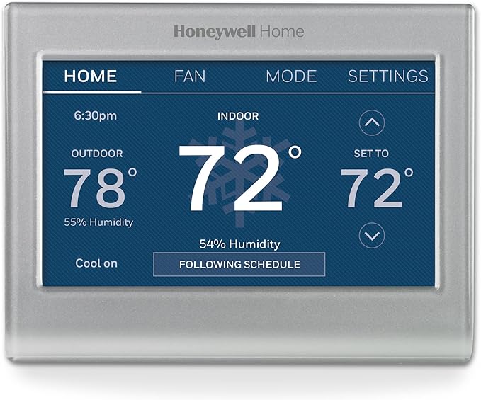 Honeywell Home RENEWRTH9585WF Wi-Fi Smart Color Thermostat (Renewed)