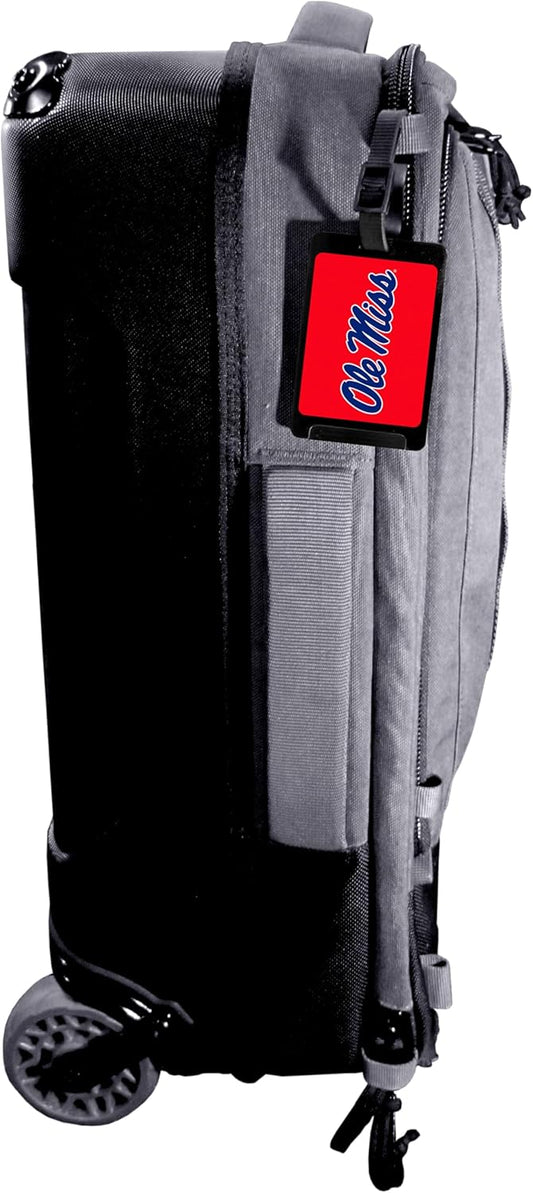 Siskiyou Sports NCAA Mississippi Ole Miss Rebels Luggage Tag, Black, 3.25