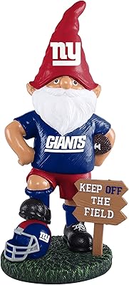 Outdoor Garden Gnome Statue – “Keep Off the Field” Sports Theme (8") - Yalz Store