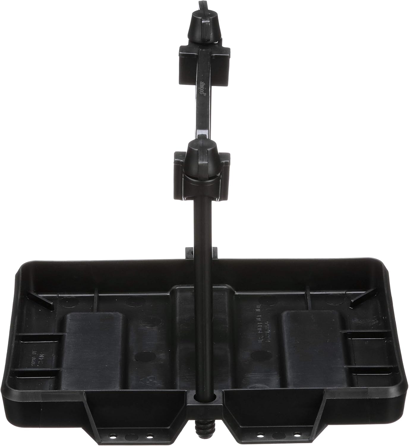 Attwood 9090-5 Adjustable Battery Tray, for 27/27m Series Batteries, Heavy-Duty Black Plastic, Height-Adjustable Crossbar