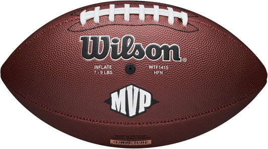 Wilson NFL MVP Football - Junior Size, Brown