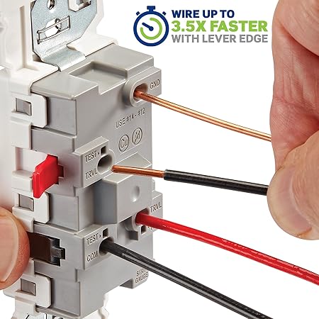 Professional 3-Way Rocker Wall Switch – 15A Grounded Decorative Light Control for Multi-Location Switching - Yalz Store