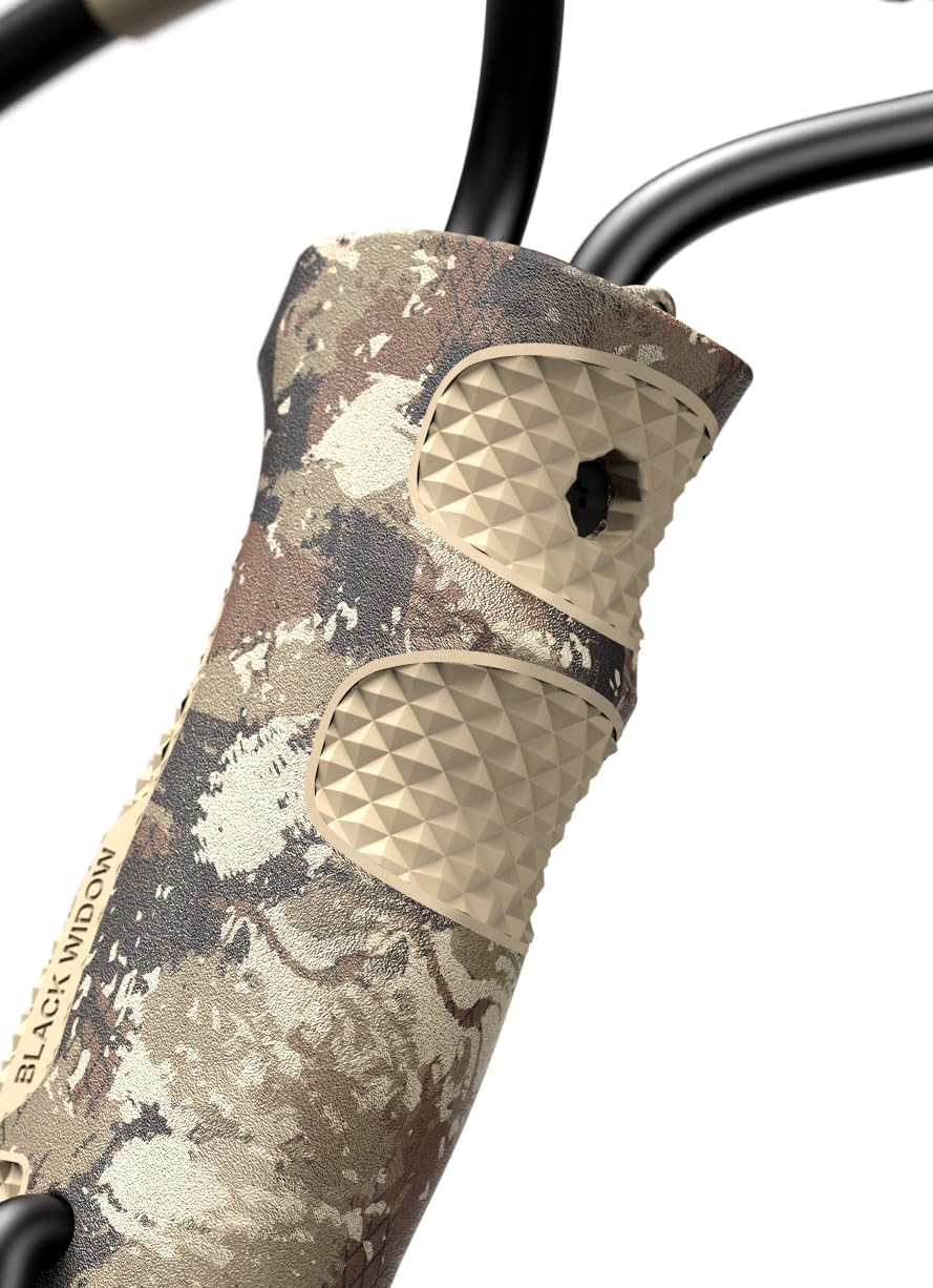 Barnett King Rat Slingshots, Black Widow Hunter Slingshot, Includes Double-X Tapered Speed Bands, Hotshot .38 Caliber Ammo, & Brushed Leather Pouch