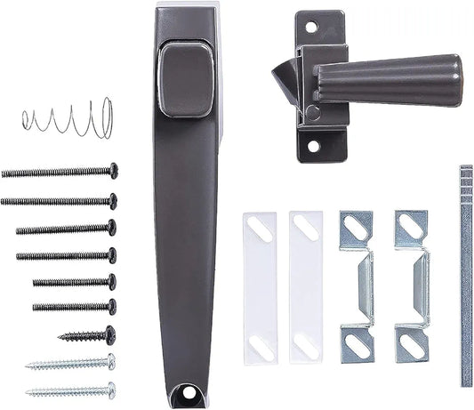 Generic Push Button Tie-Down Door Handle – Florida Bronze Finish