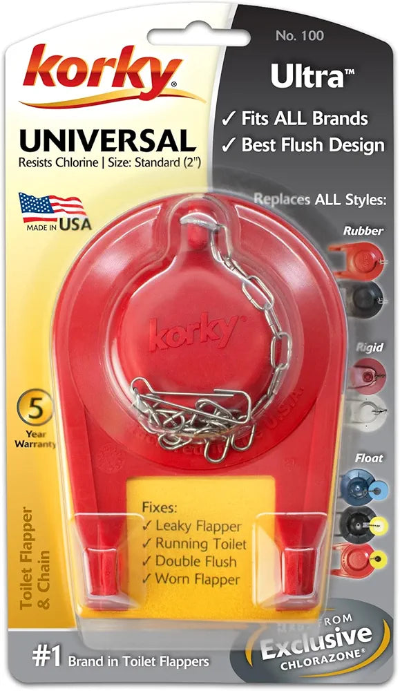 2-Inch Universal Toilet Flapper Valve – Long-Lasting Rubber - Yalz Store