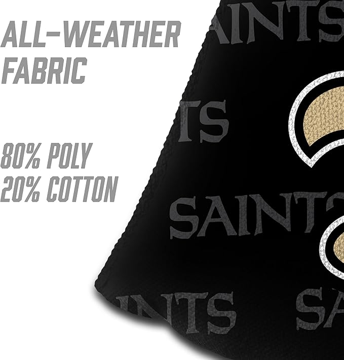 YouTheFan NFL New Orleans Saints Cornhole Bags - 4PK - Black