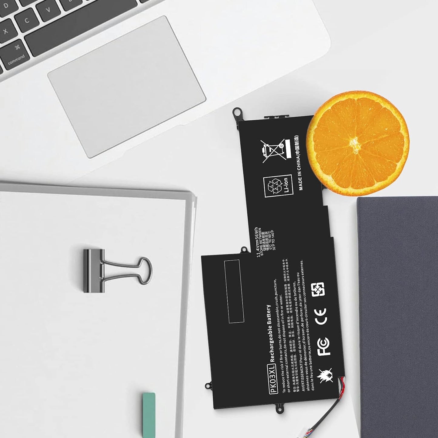 HP Spectre X360 Replacement Battery 11.4V 56Wh 3-Cell Li-ion for G1/G2 Series - Yalz Store