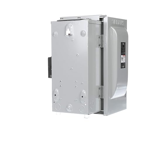 Siemens HF361 30-Amp 3 Pole 600-volt 3 Wire Fused Heavy Duty Safety Switches