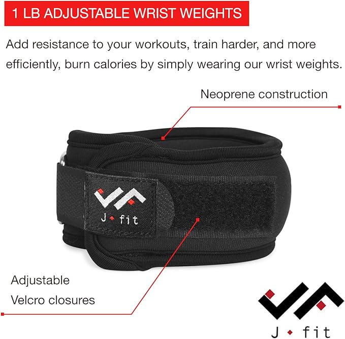 Adjustable Ankle & Wrist Weights – Fitness Resistance Set - Yalz Store