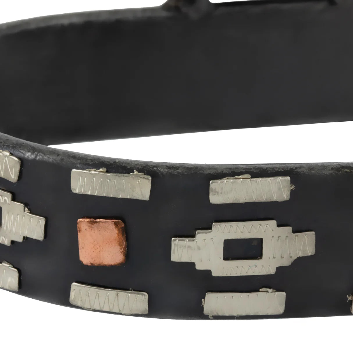 Weaver Leather Ladies' Spur with German Silver Aztec Trim and Copper Dots