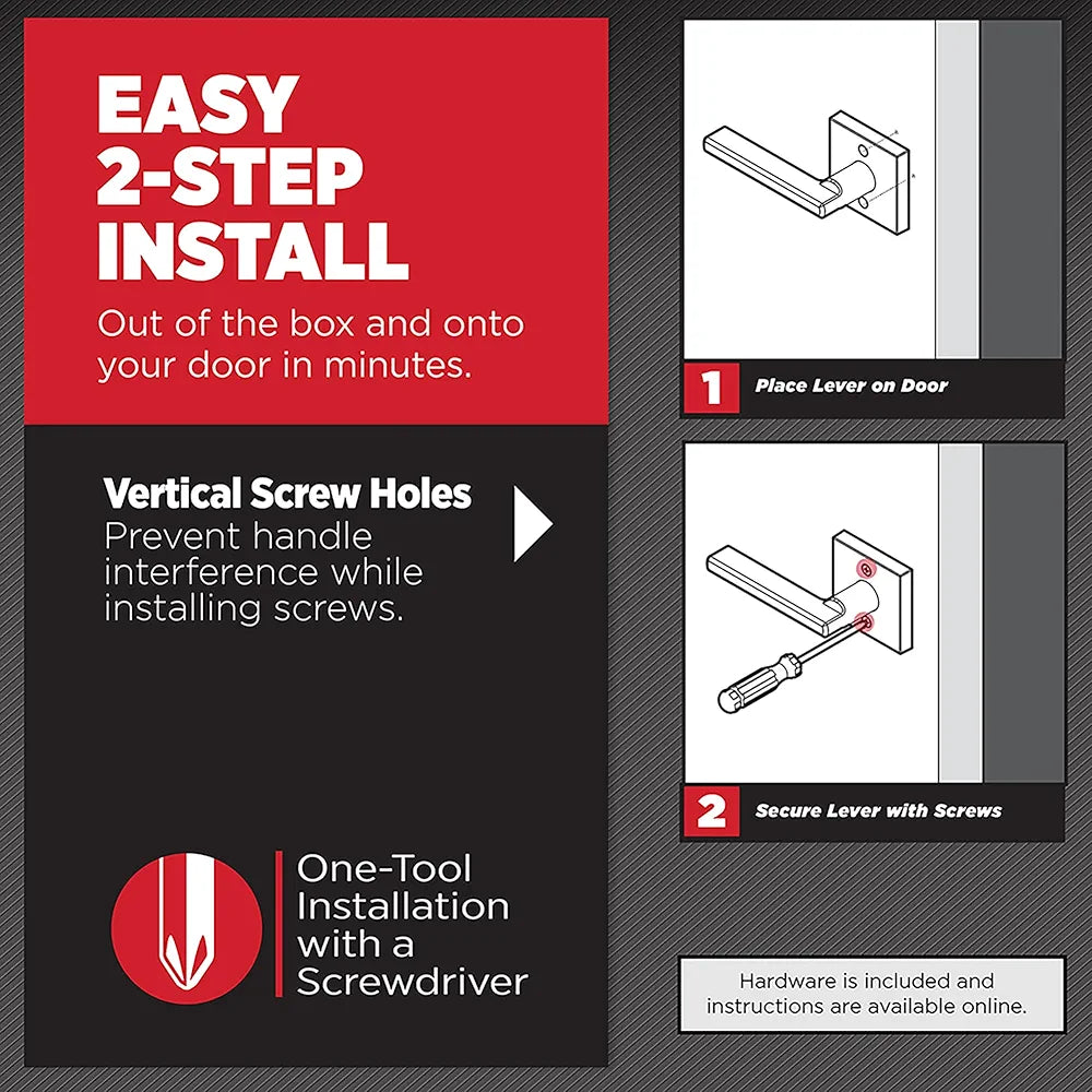Polished Chrome Dummy Door Lever Handle – Single-Sided Non-Turning Interior Lever