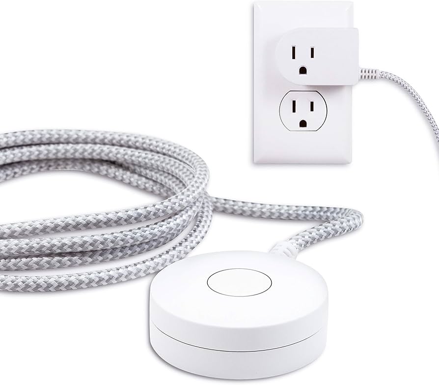 Easy-Access Tabletop Power Switch with Premium Braided Cord