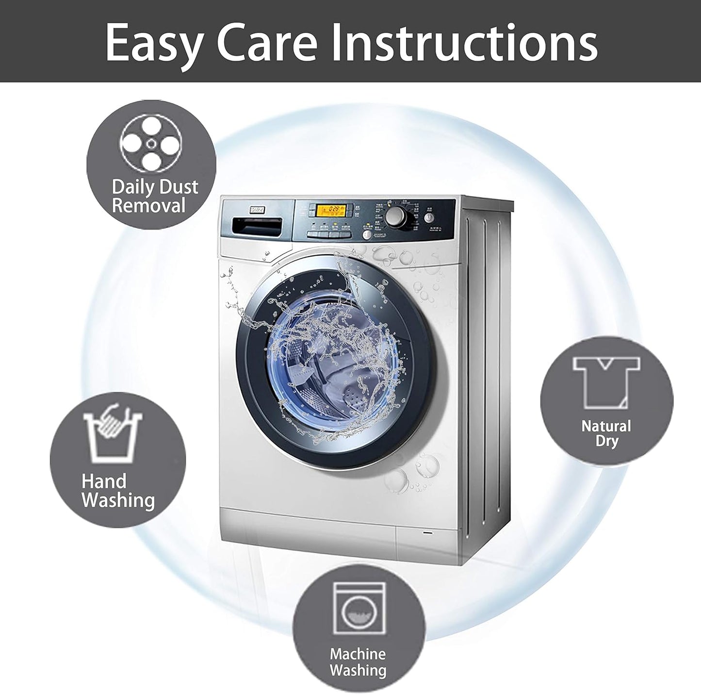 LORDTEX Linen Look Indoor/Outdoor Curtains, 52" W x 84" L, Teal, Set of 2 Panels Waterproof, Privacy, Sun Blocking Textured Grommet Curtains for Patio, Pergola, Porch, Deck, Lanai, and Cabana