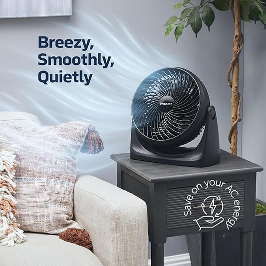 7″ Portable Air Circulator Desk Fan – 3-Speed Adjustable - Yalz Store