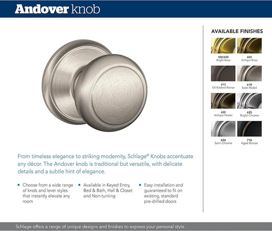 Decorative Satin Nickel Dummy Door Lever for Interior Doors