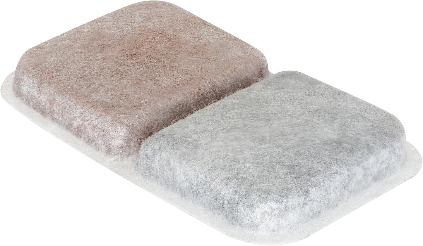 Catit Airsift Dual Action Air Purifier Pad, 2 Pack â€“ Two Media Filter to Keep Litter Box Odors at Bay