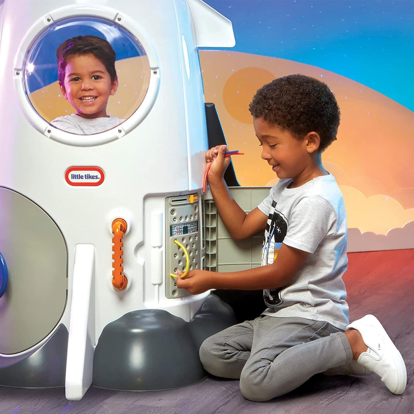 Little Tikes Adventure Rocket Realistic Space Astronaut Pretend Role Play for Kids, Boys, Girls, 2-6 Years Old, 40 x 18 x 18 inches