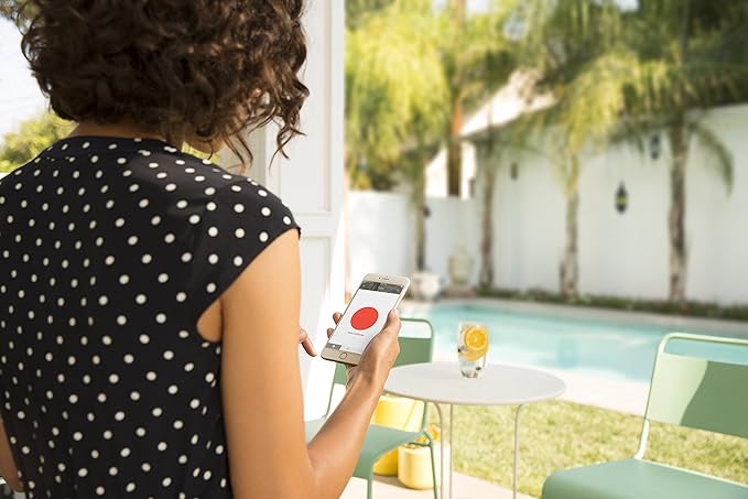 August Home Connect Wi-Fi Bridge, Remote Access, Alexa Integration for Your August Smart Lock, white, 1.5 x 2.4 x 2.4"