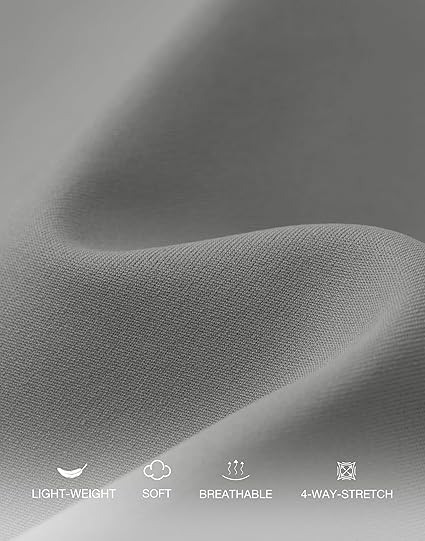 Women's Bermuda Long Shorts with Pockets High Waisted Knee Length Shorts for Women Walking Athletic Workout(Light Grey,XXL)