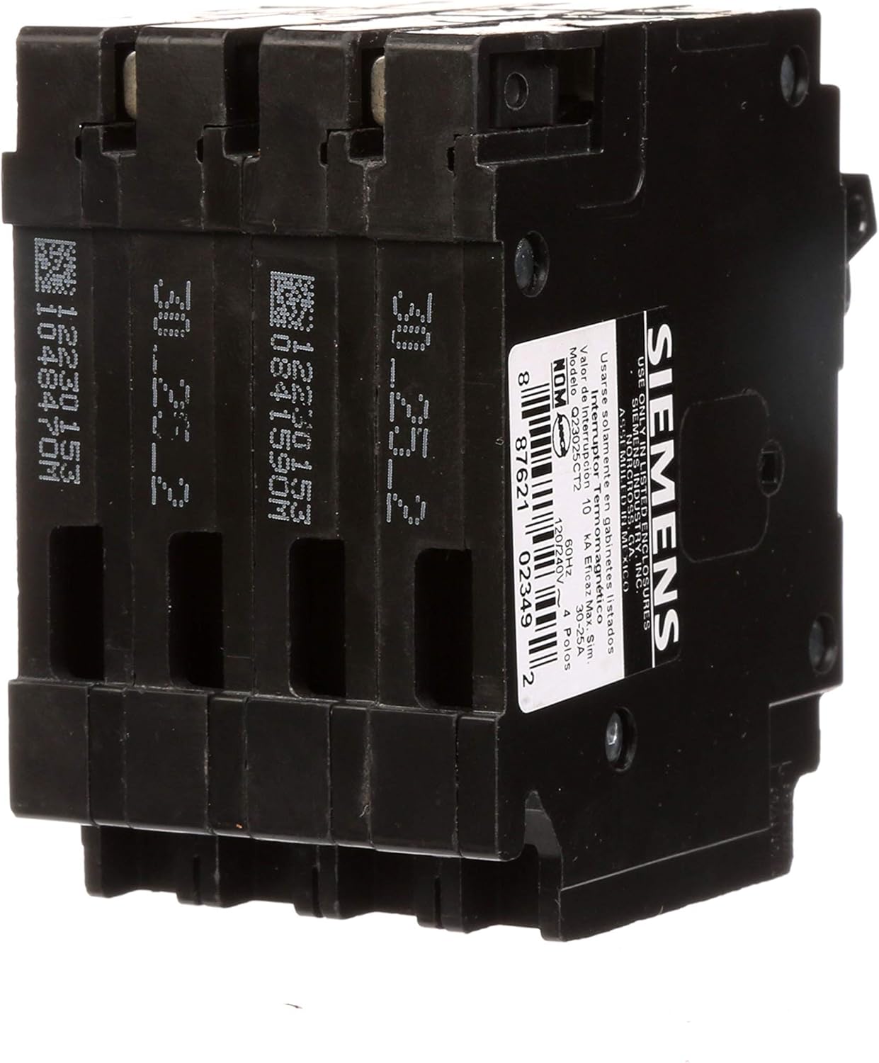 30/25 Amp Quad Circuit Breaker