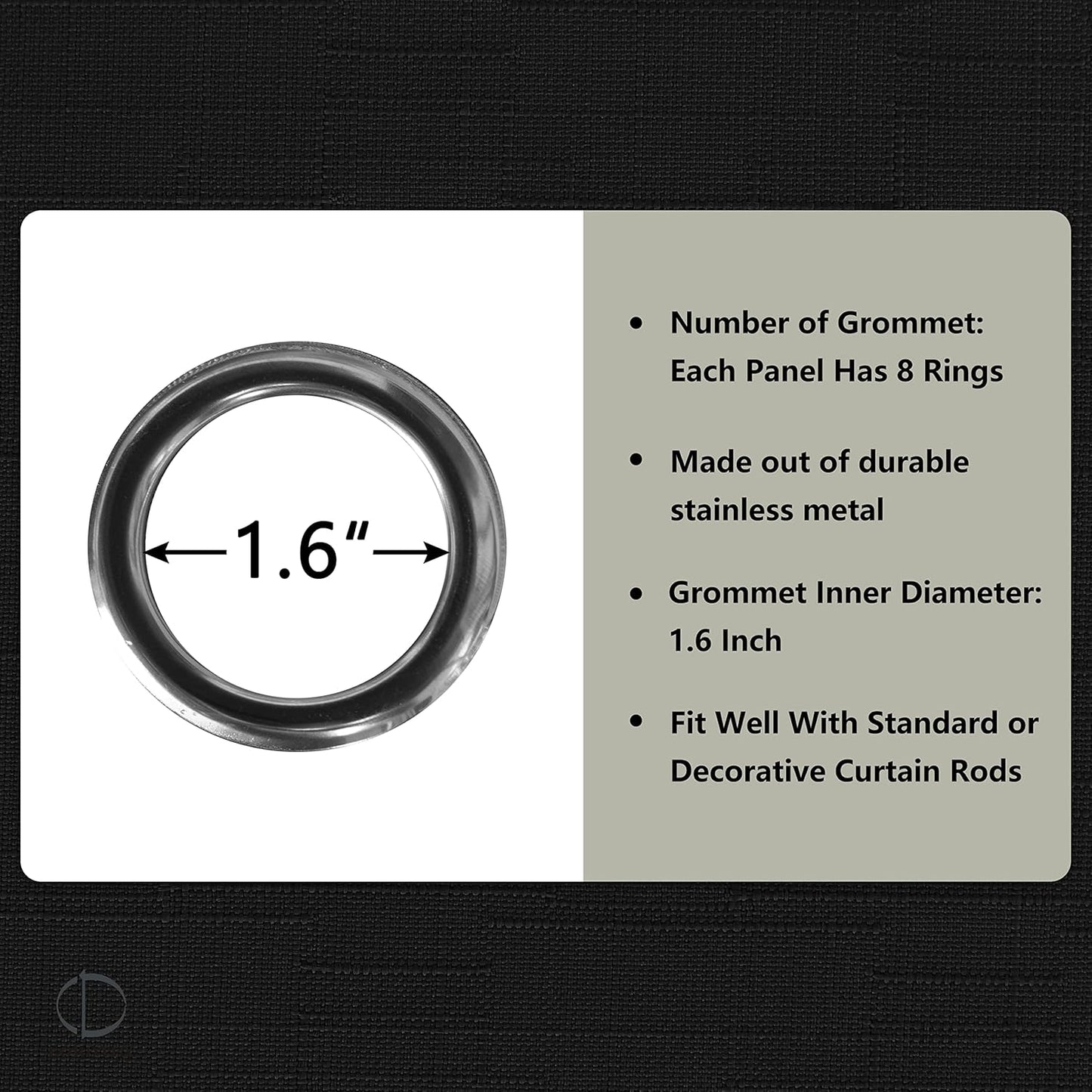 LORDTEX Linen Look Indoor/Outdoor Curtains, 52" W x 84" L, Teal, Set of 2 Panels Waterproof, Privacy, Sun Blocking Textured Grommet Curtains for Patio, Pergola, Porch, Deck, Lanai, and Cabana