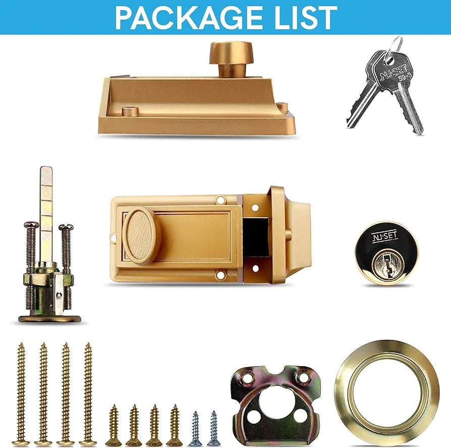 Bronze Single Cylinder Deadbolt Lock with 5-Pin Keyed Security