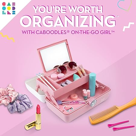 Classic Vanity & Accessory Case (Pink/White)