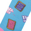 Crazy Socks Cereal Food Print Crew Socks 3 Pack Novelty Unisex Large Fun