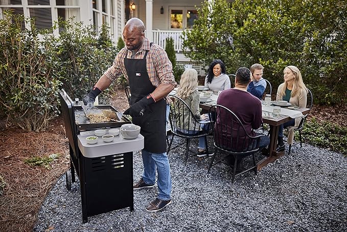 Weber Premium 28â€ Griddle Cover, 3 Burner, Black