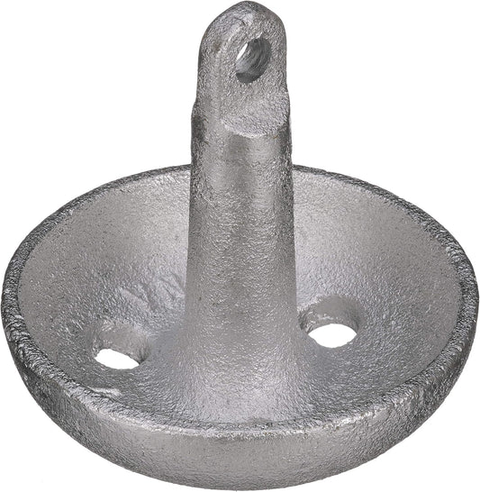 Attwood 9942-1 Cast Iron Steel Mushroom Anchor, 10-Pounds, Aluminum-Plated Silver Finish