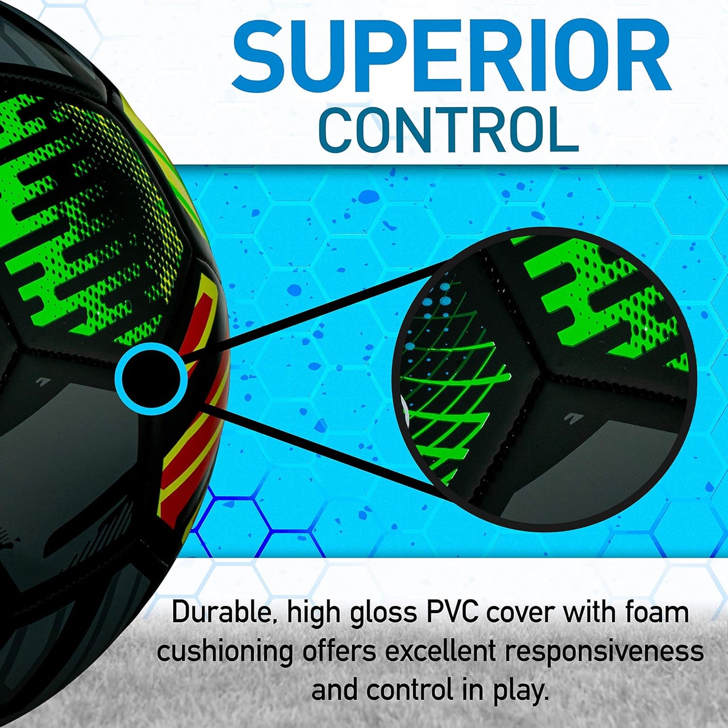 Franklin Sports Mystic Kids Soccer Ball - Size 3 Youth Soccer Ball - Soft Cover - Great for Kids and Toddlers - Air Pump Included, Size 3 - Ages 8 & Under