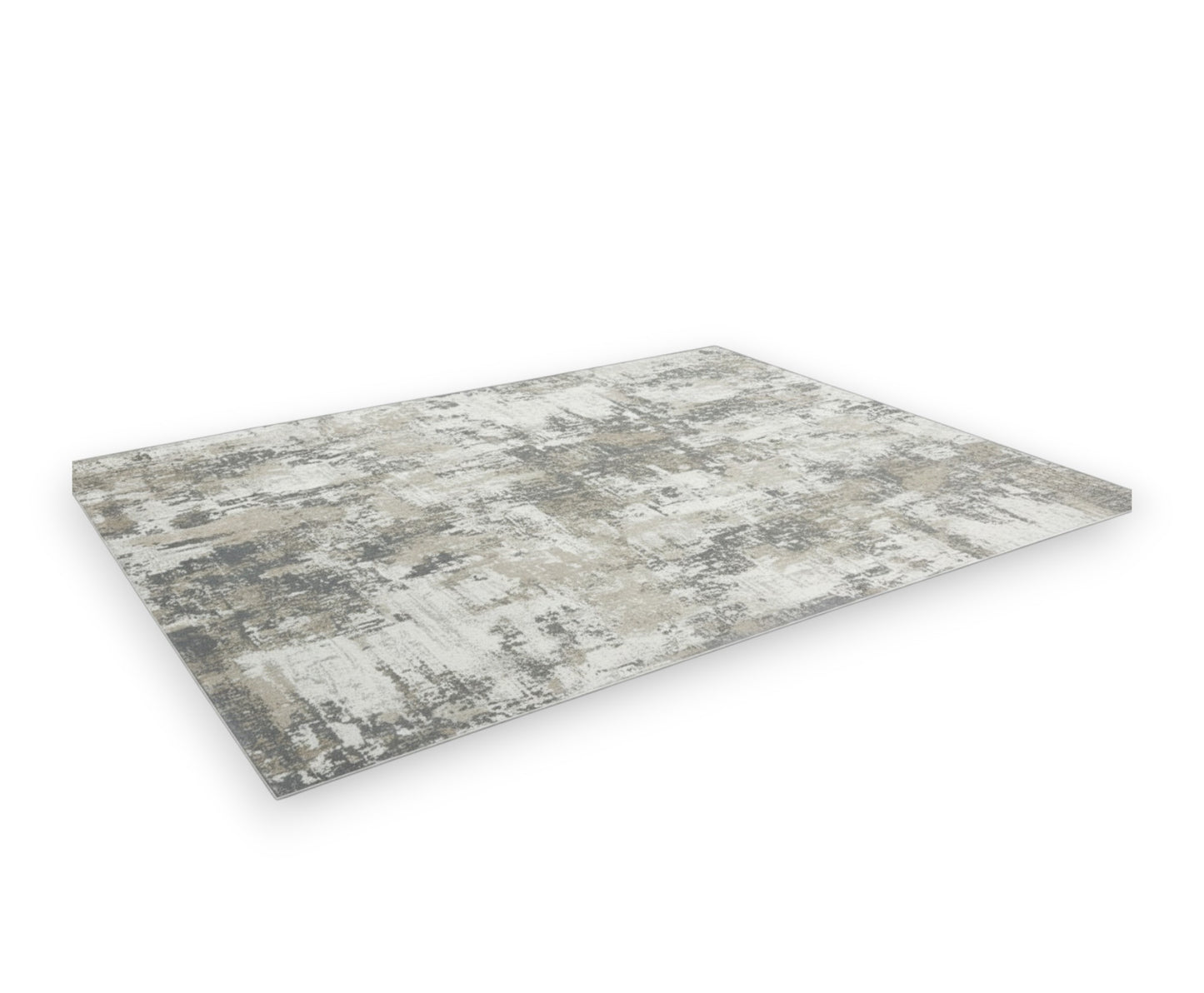Modern Otello Gray Area Rug – 5' × 7' – Classic Persian-Inspired Design - Yalz Store