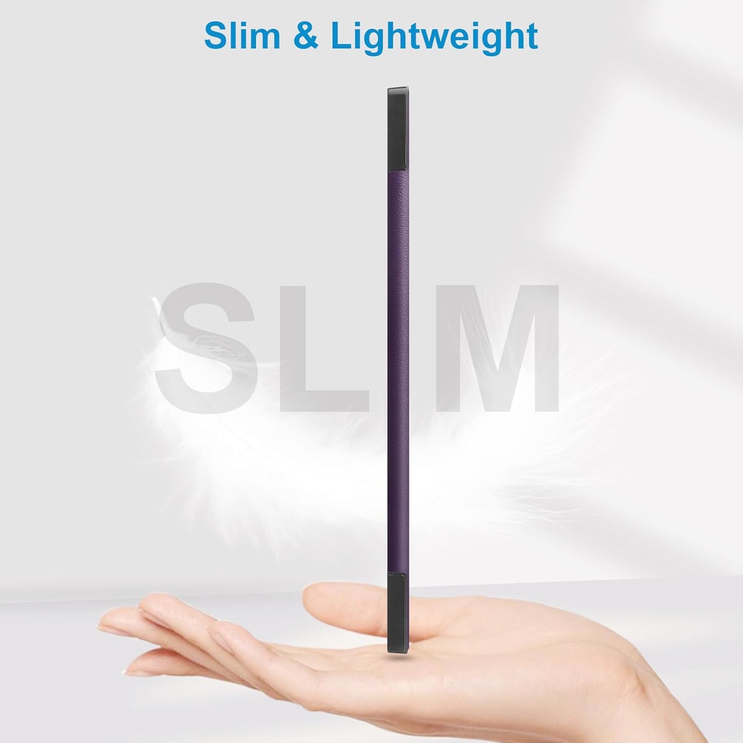 Slim Protective Case for reMarkable Paper Pro 11.8 Inch 2024 with Pen Holder & Auto Sleep/Wake – Purple - Yalz Store