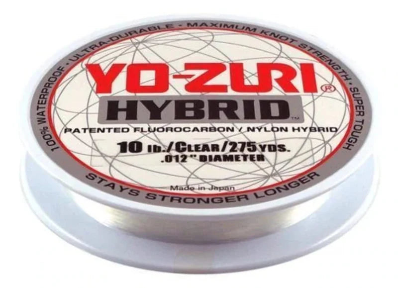 Yo-Zuri Hybrid Clear Line 275YD Spool in 8LB