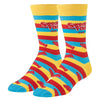 Crazy Socks Candy Snack Novelty Crew Socks 4 Pack Funny Unisex Adult Large