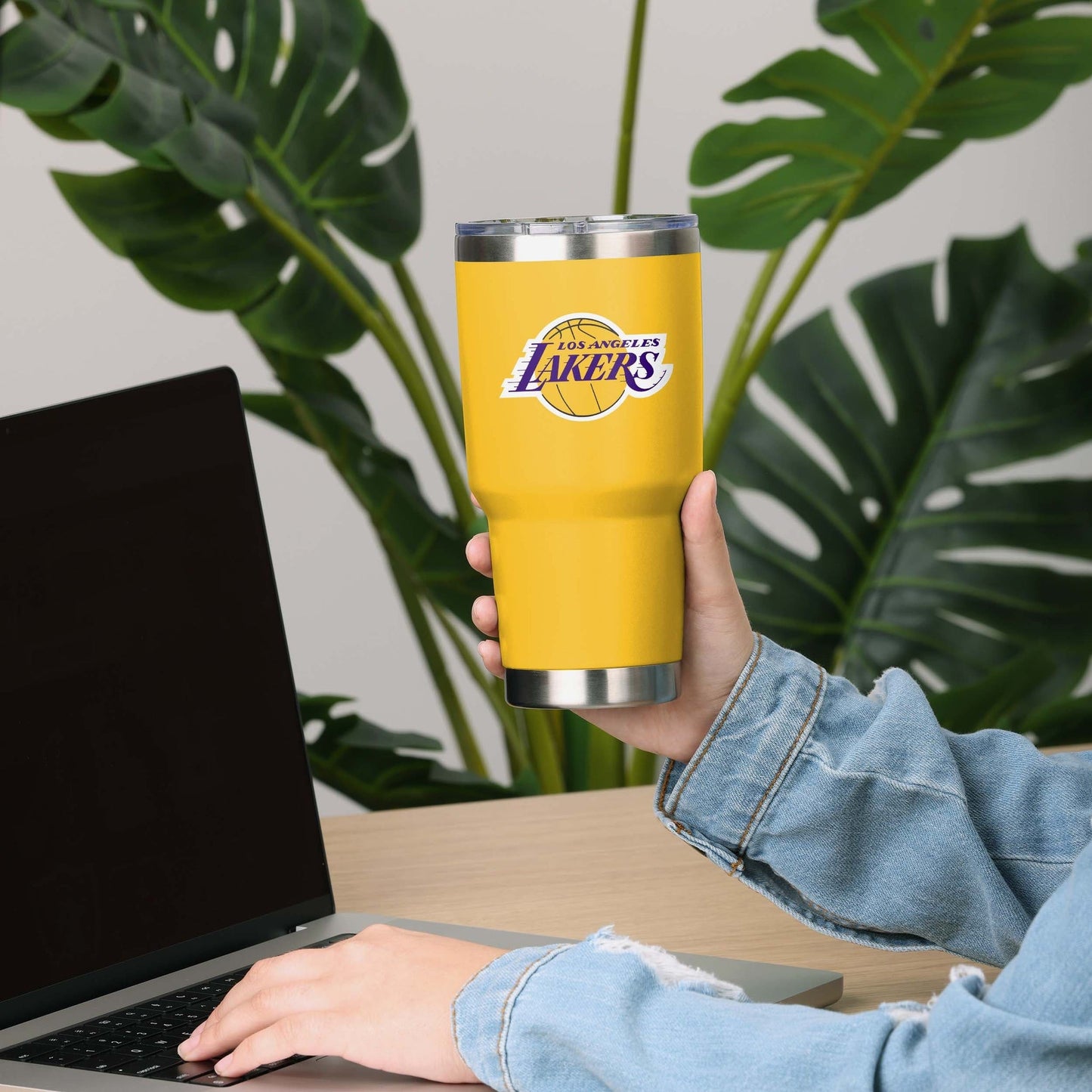 Insulated Stainless Steel Tumbler with Team-Style Logo – 30 oz - Yalz Store