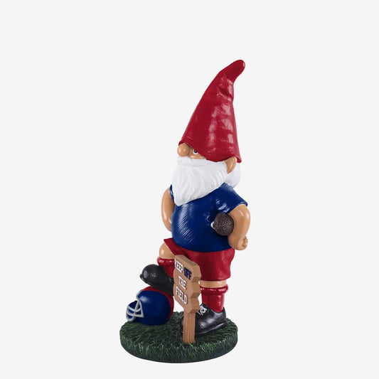Outdoor Garden Gnome Statue – “Keep Off the Field” Sports Theme (8")