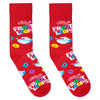 Crazy Socks Cereal Food Print Crew Socks 3 Pack Novelty Unisex Large Fun