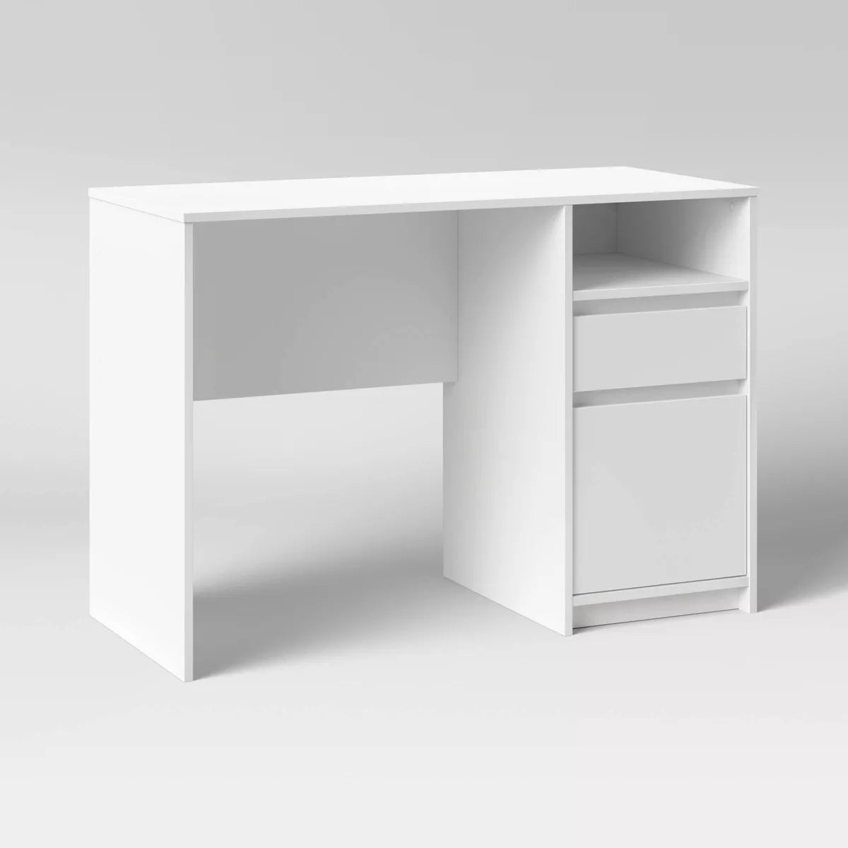 Writing Dorm Desk with Drawers White - Room Essentials