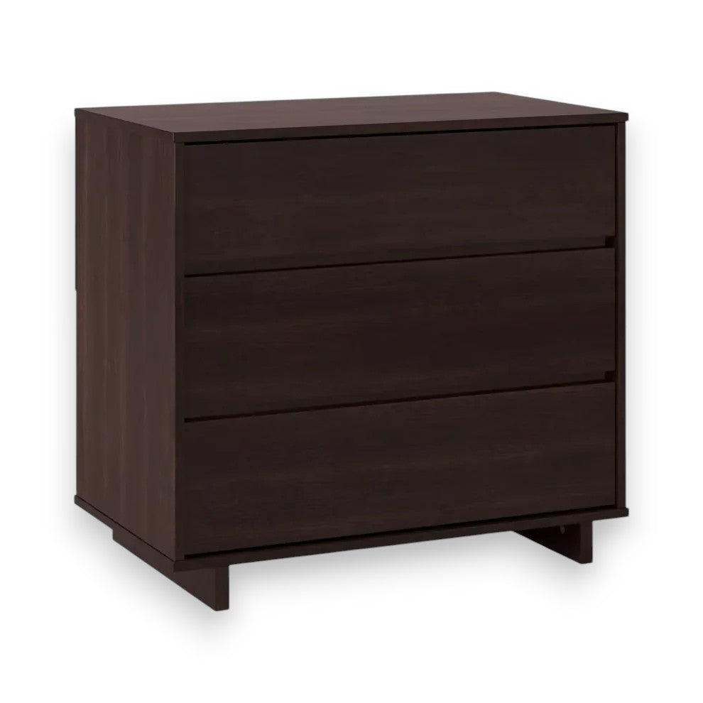 Modern 3-Drawer Dorm Dresser – Espresso Finish, Compact Storage, CARB Certified - Yalz Store