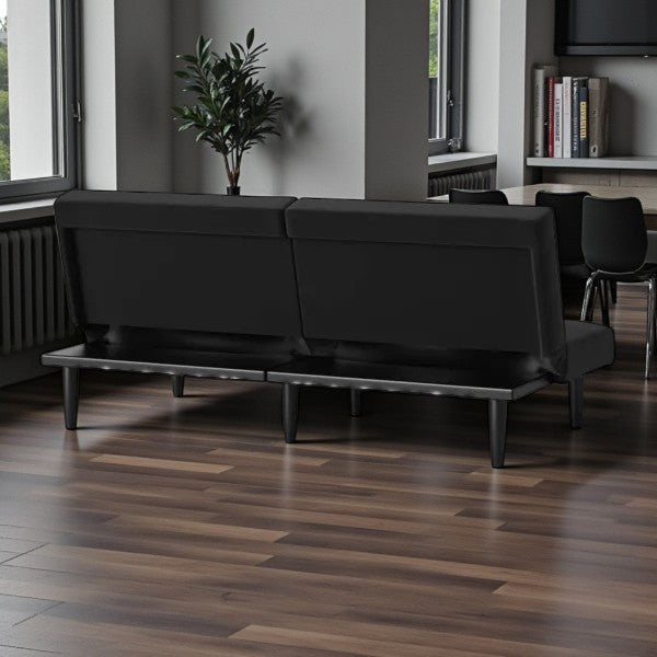 Dorm Futon Sofa Black - Room Essentials - Yalz Store