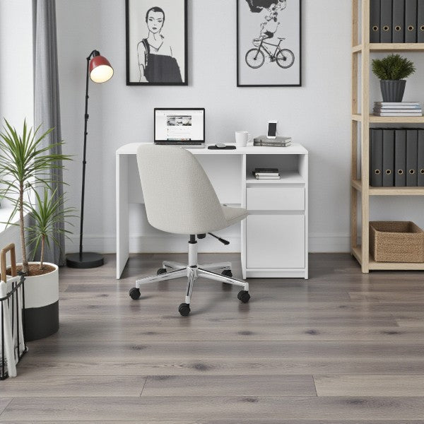 Writing Dorm Desk with Drawers White - Room Essentials - Yalz Store