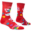 Crazy Fun Print Crew Socks Colorful Novelty Casual Comfortable Unisex Wear