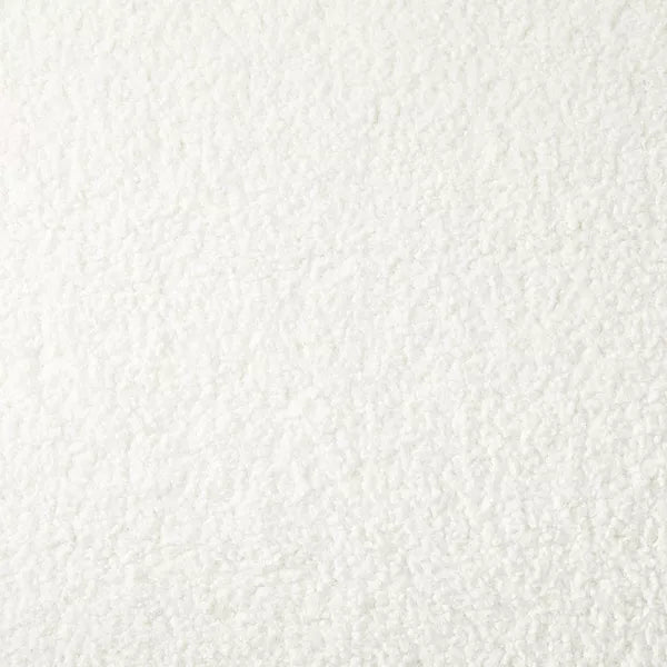 Lynwood Square Upholstered Cube Ottoman Faux Shearling Cream Boucle - Threshold designed with Studio McGee: Plywood Frame, No Assembly Required