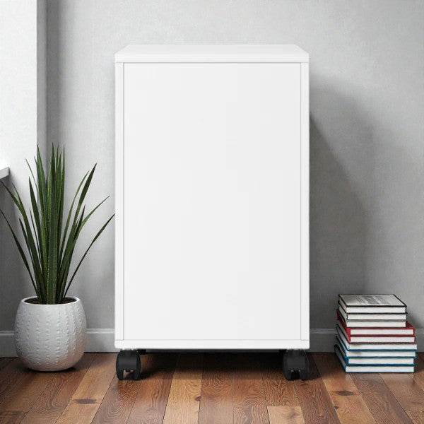 Loring Rolling Cabinet White - Threshold: Mobile Office Furniture Set with Drawers (Please be advised that sets may be missing pieces or otherwise incomplete.) - Yalz Store