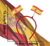 World Cup Flag Hair Clips & Headbands Football Fan Accessories